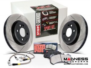 MINI Cooper/ Cooper S Sport Kit Rotors by Stop Tech - Drilled and Slotted Rotors (R52/ 56/ 57)